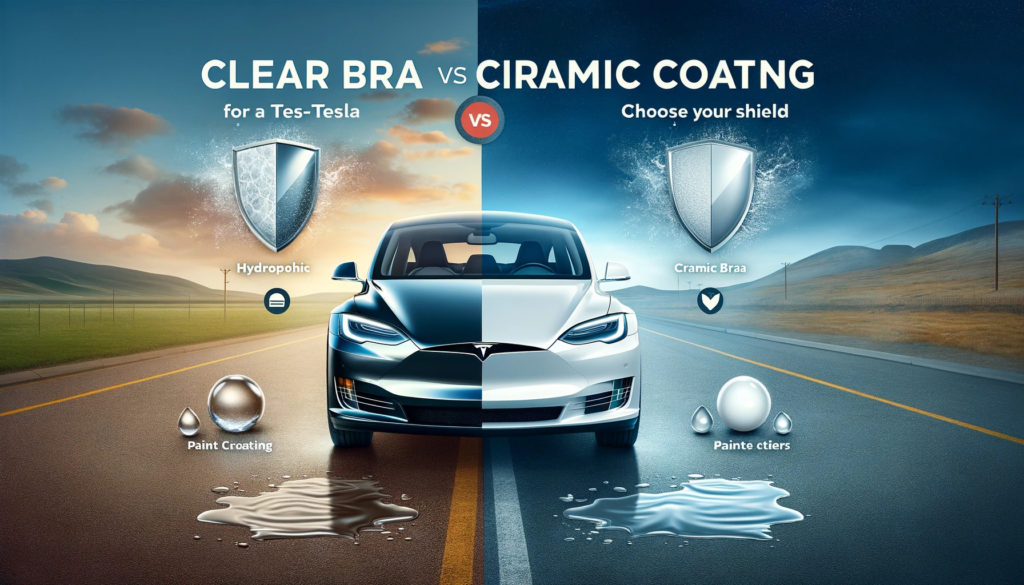 Clear Bra vs Ceramic Coating for a Tesla